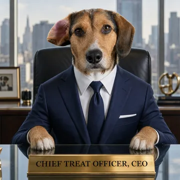 The CEO pet portrait example