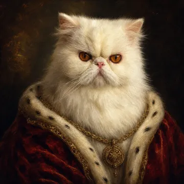 Royal Portrait pet portrait example